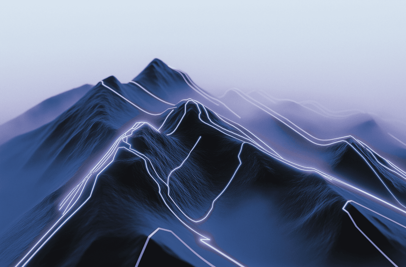 Digital Mountain Landscape